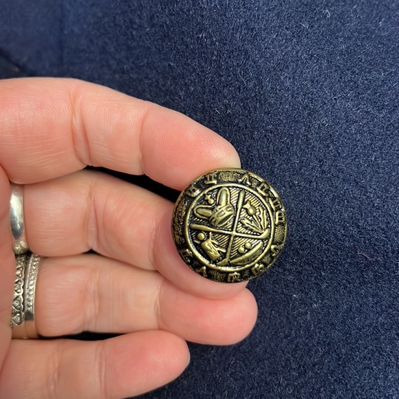 BRAETAN VINTAGE WOOL PEACOAT 6 - Picture 13 of 16